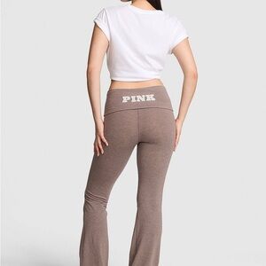 VS PINK fold over leggings - flare.